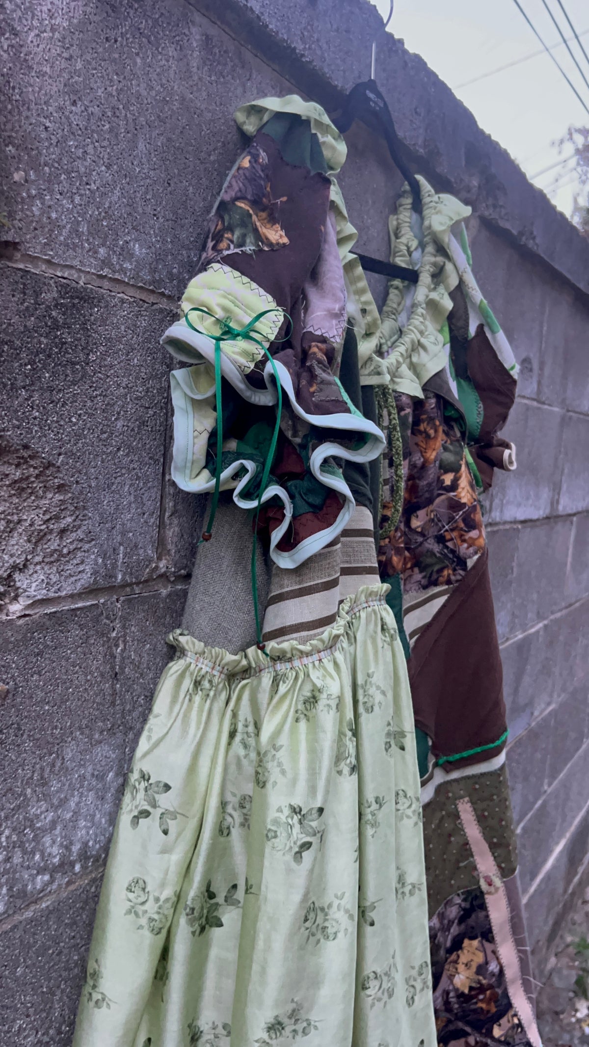Green Scraps - Babydoll Dress