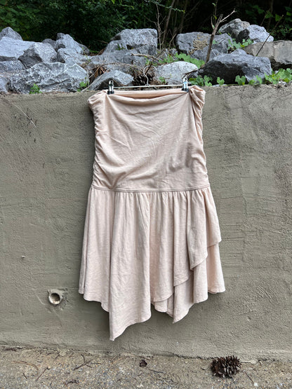 Dog Teeth - tan dress