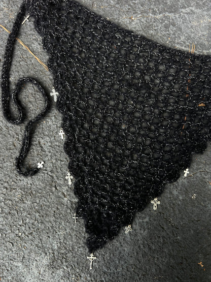 Sacrificial Shroud - Black Mohair