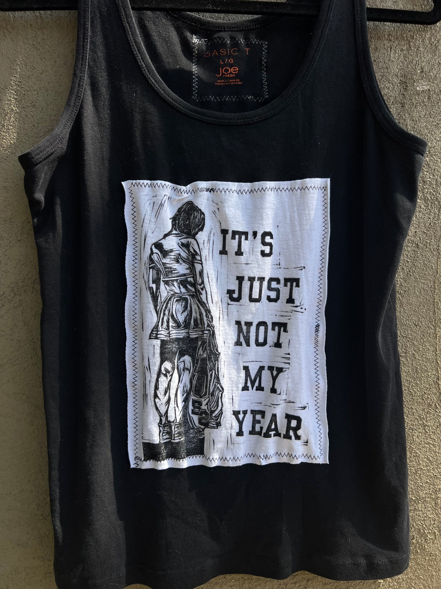 Not My Year - Black Tank Top