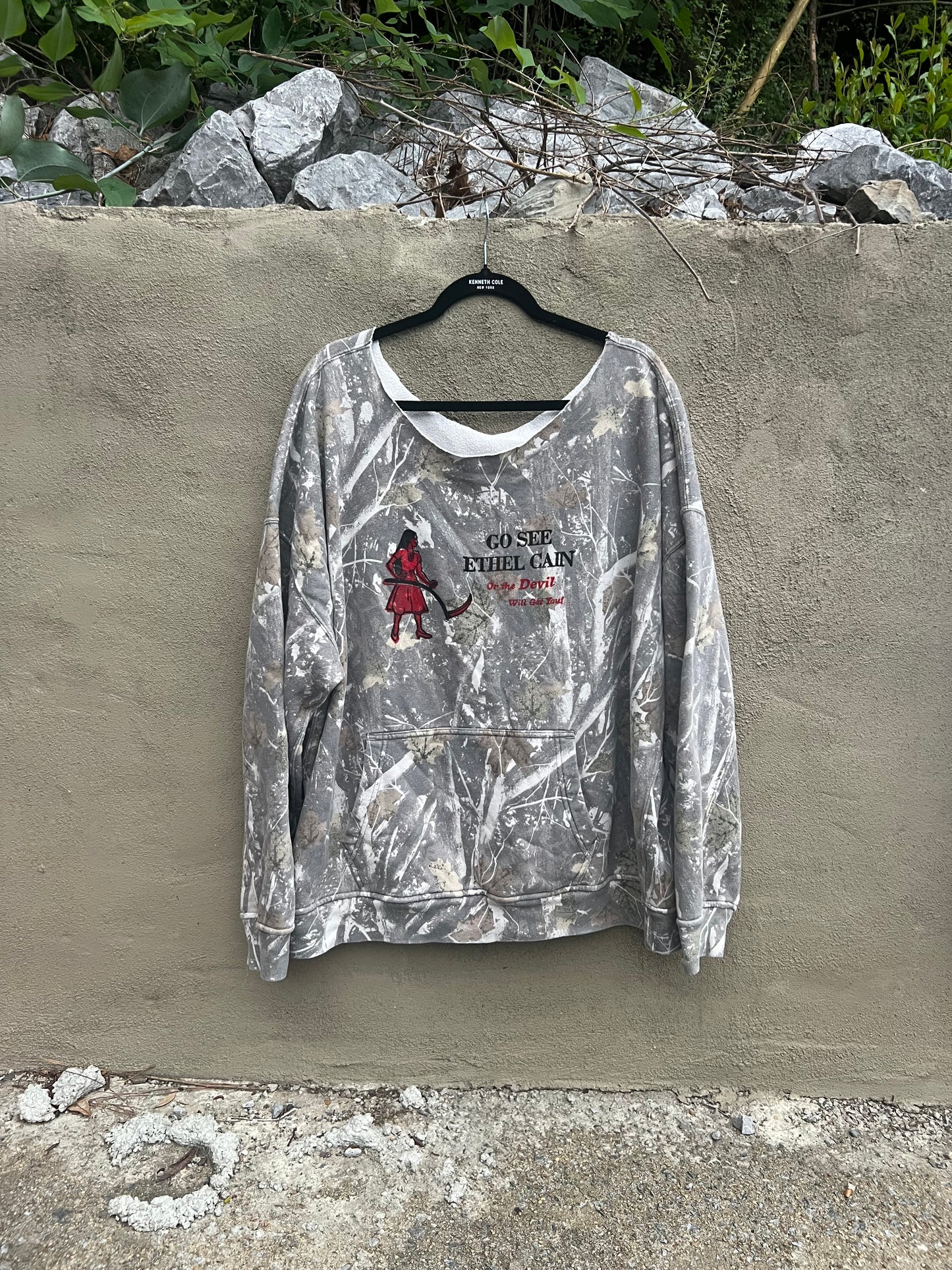 Go See Ethel Cain or the Devil Will Get You - Camo Sweatshirt