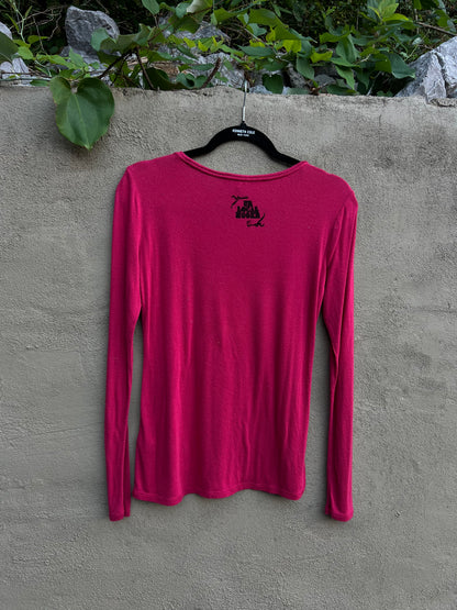 Go See Ethel Cain or the Devil Will Get You - “White House | Black Market” Longsleeve Red Shirt