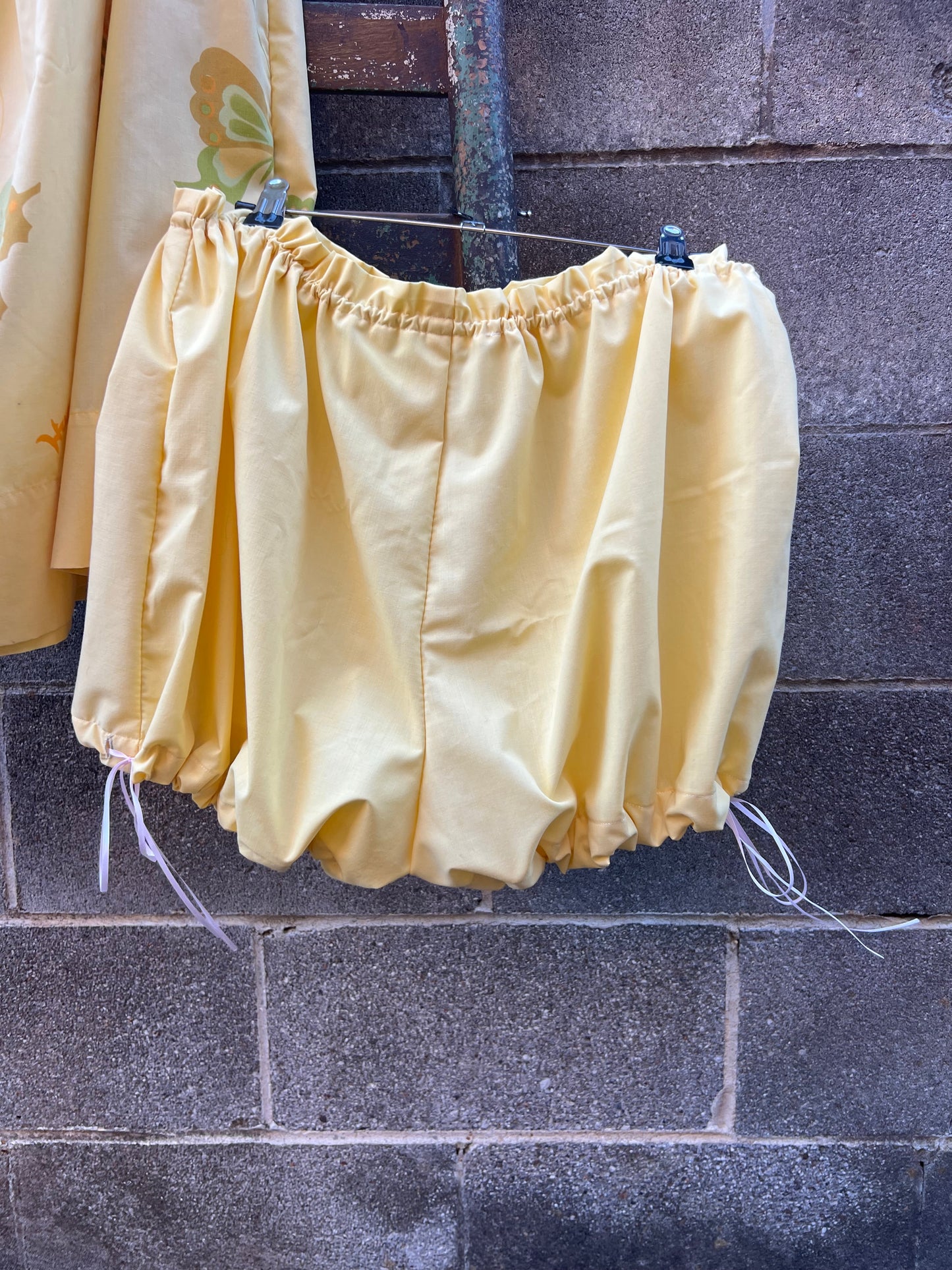 Butter Yellow - Babydoll Dress & Bloomers