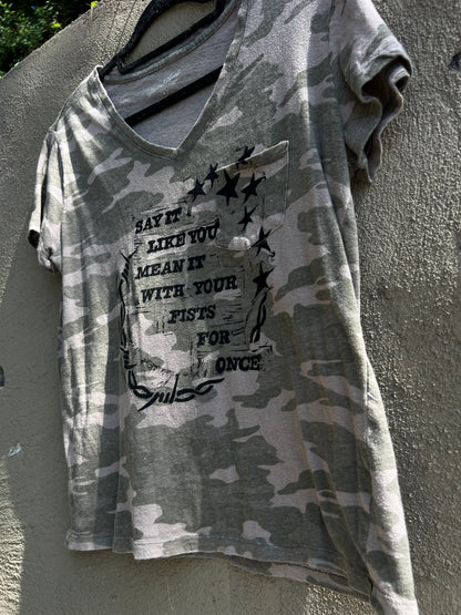 Like You Mean It - Camo Tshirt