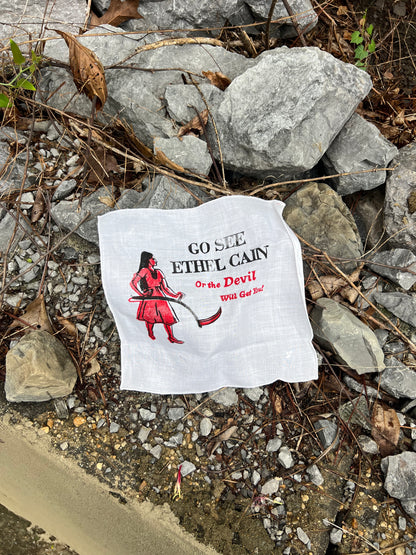 Go See Ethel Cain or the Devil Will Get You - Cloth Napkin 1