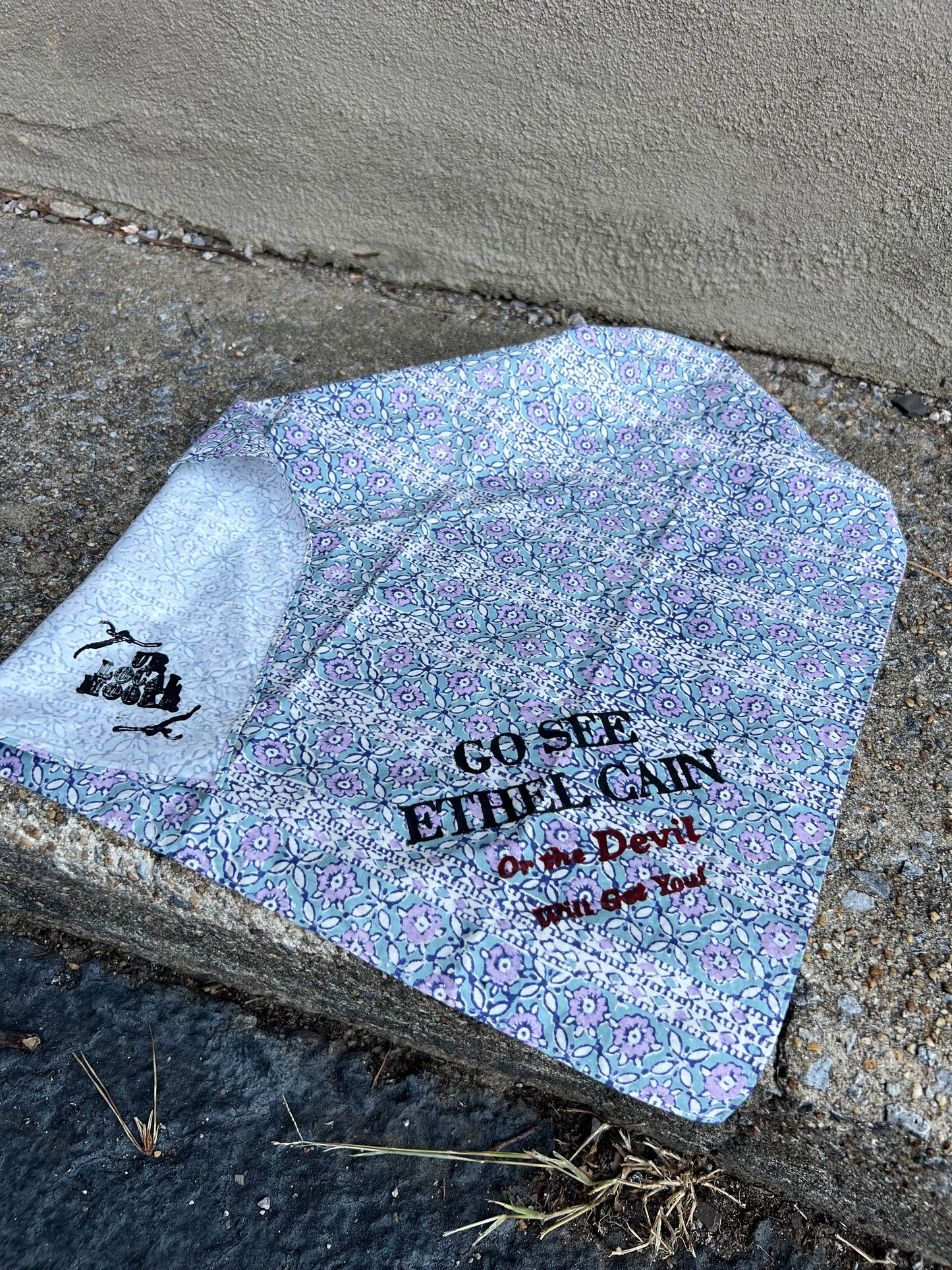 Go See Ethel Cain or the Devil Will Get You - Blue & Purple Bandana