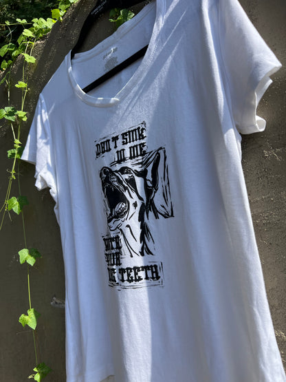 Dog Teeth - White Tshirt