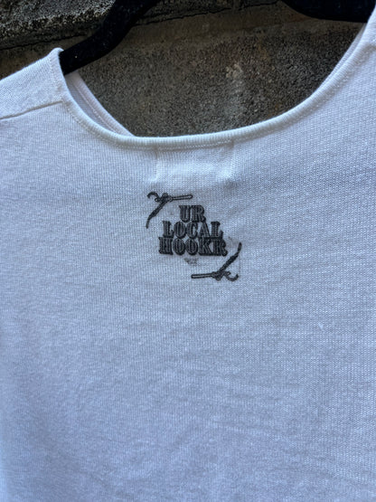 Perverts - White Knit Tank Top - SW