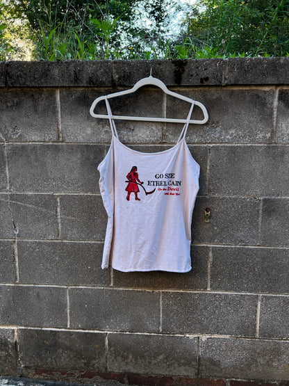 Go See Ethel Cain or the Devil Will Get You -  Taupe Spaghetti Strap Tank