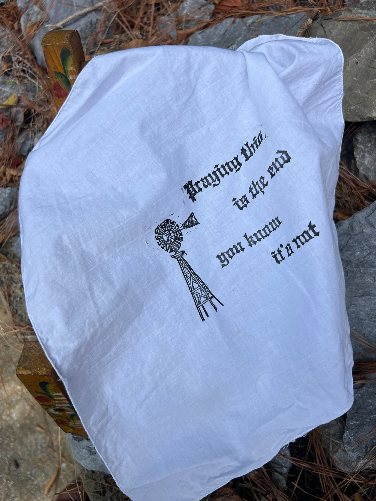 You Know It’s Not - Alter Cloth / Vintage Handkerchief - no. 1