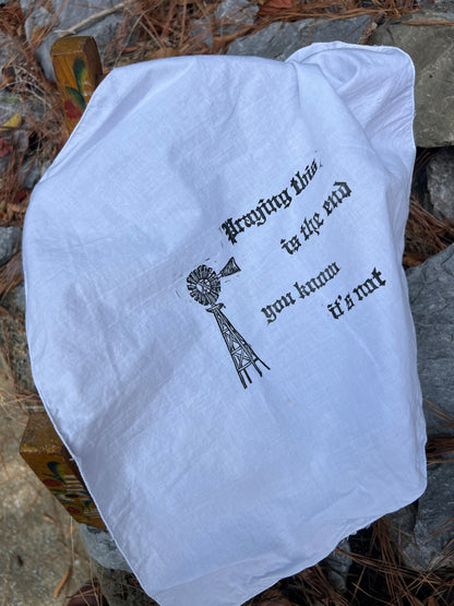 You Know It’s Not - Alter Cloth / Vintage Handkerchief - no. 1