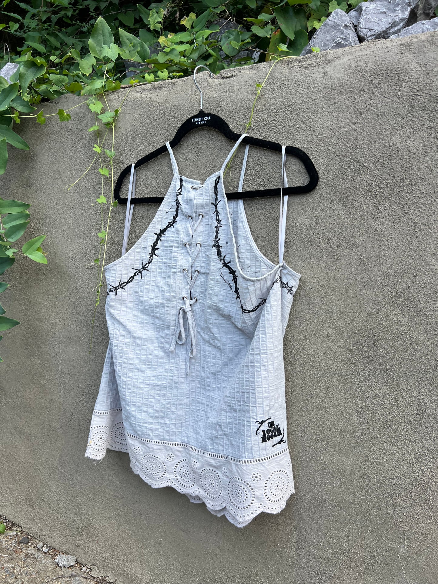 Dog Teeth - Grey Tank Top