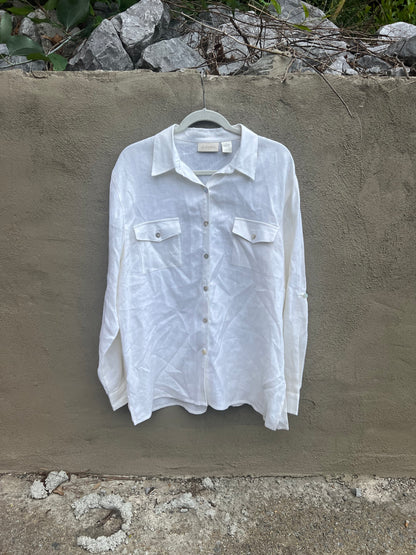 Go See Ethel Cain or the Devil Will Get You - White Linen Top