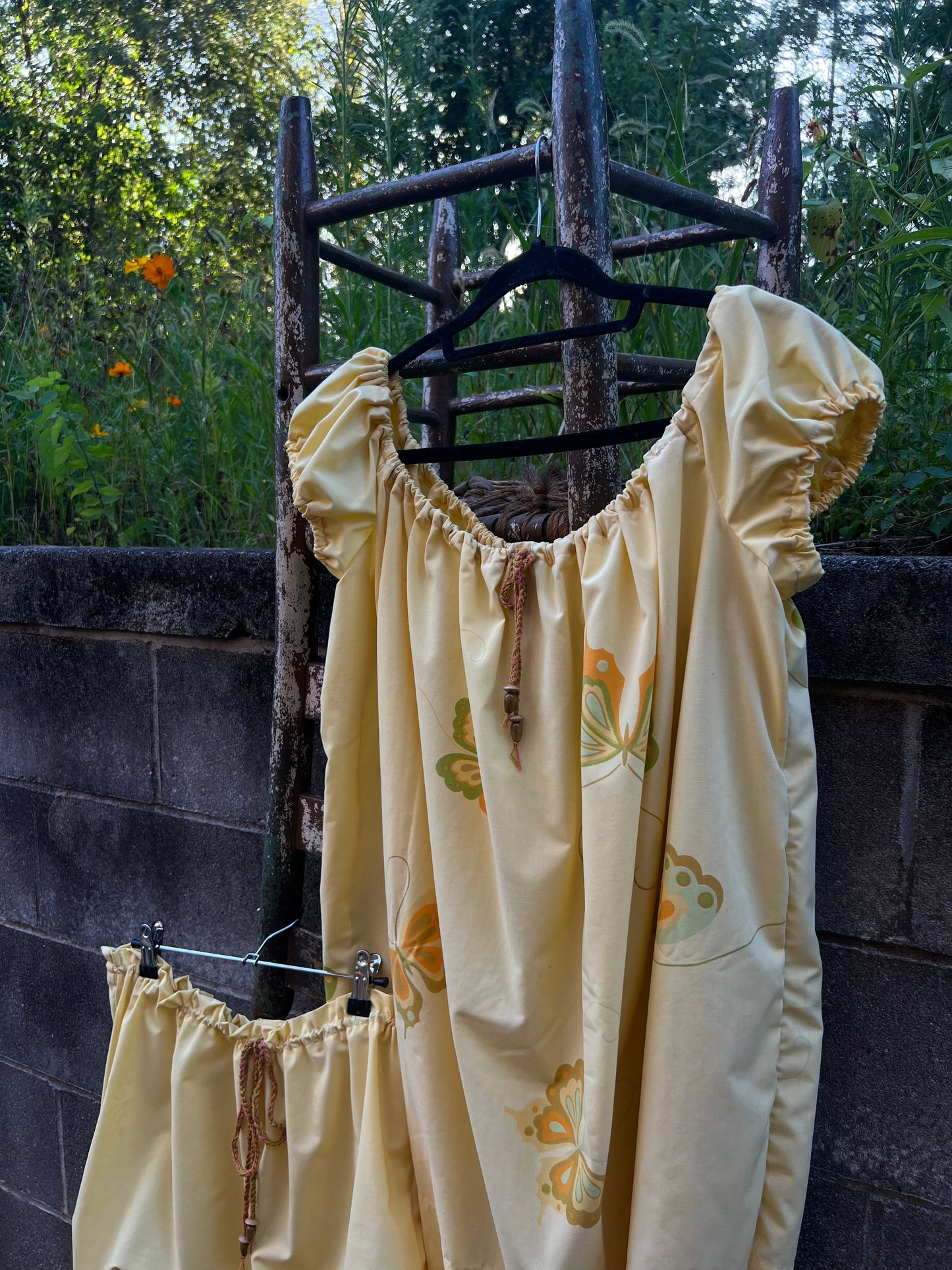 Butter Yellow - Babydoll Dress & Bloomers