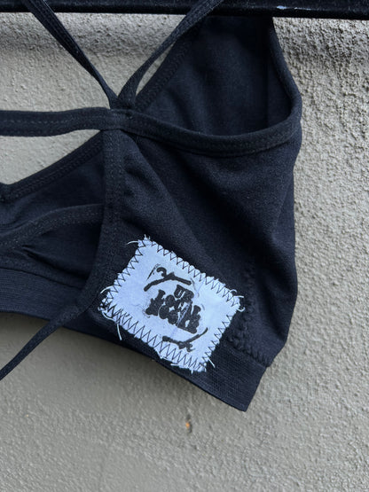 Florida Forever - Black Bralette