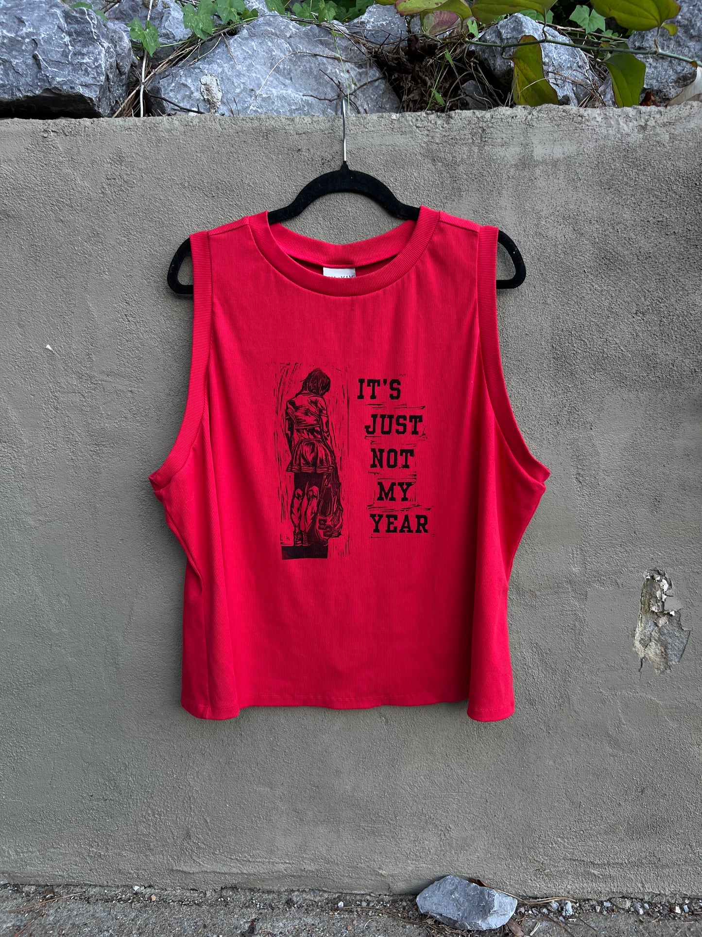 Not My Year - Red Tank Top