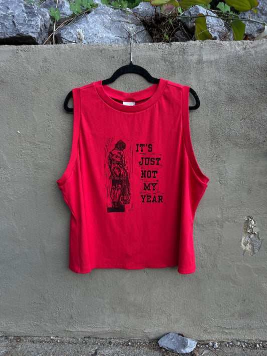 Not My Year - Red Tank Top
