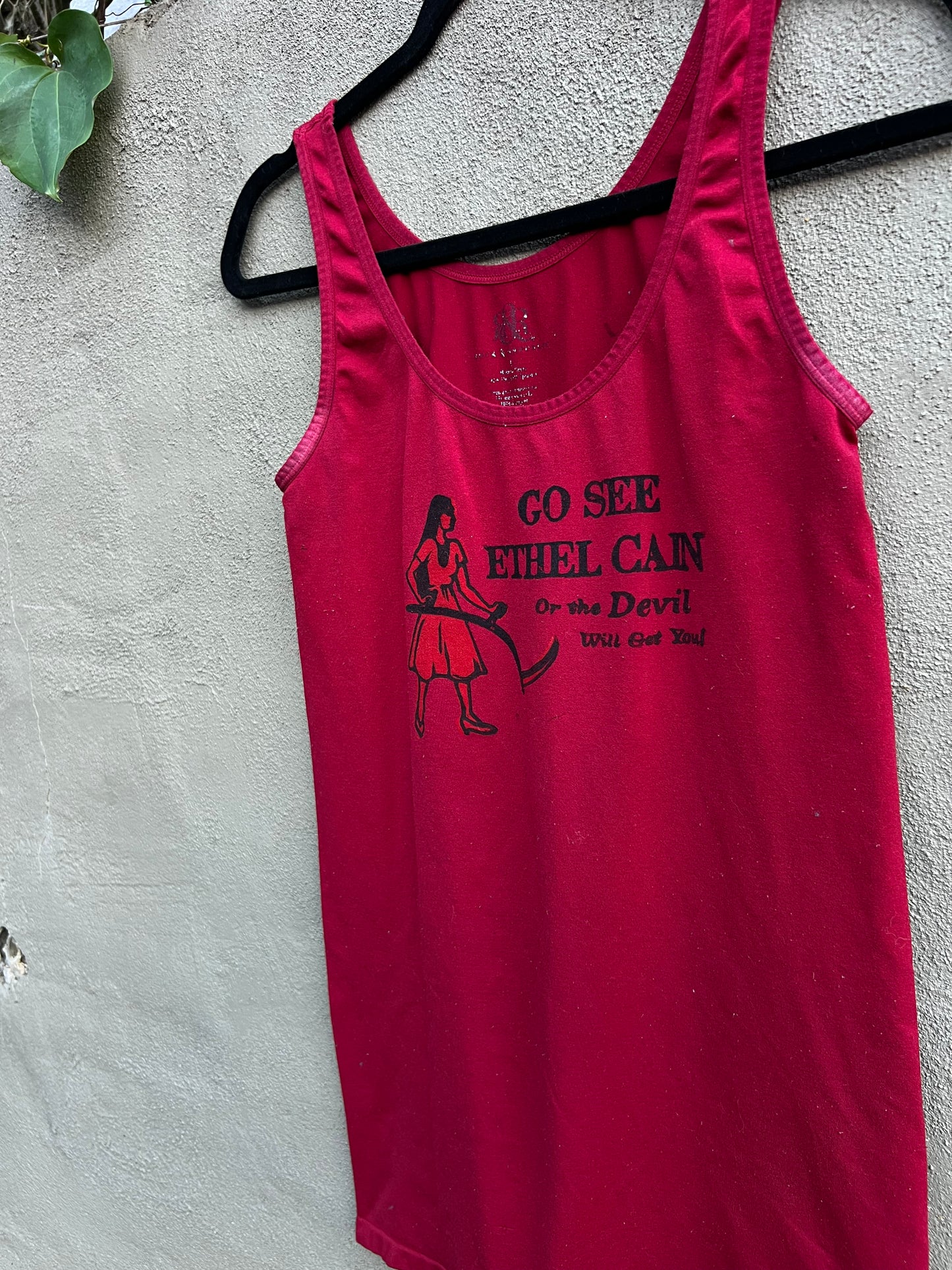 Go See Ethel Cain or the Devil Will Get You - Rockin Republic Red Tank