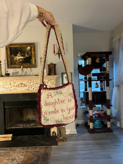 Vintage Floral Mini Tote