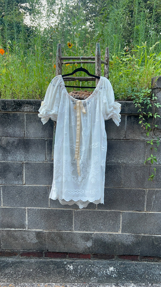 Lace Curtains - Babydoll Dress