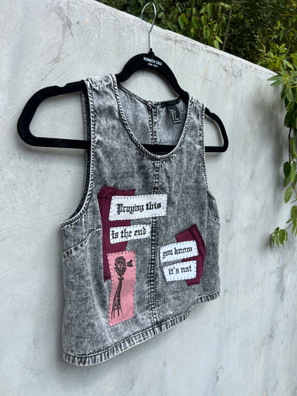 You Know it’s Not - Grey Tank Top - F21