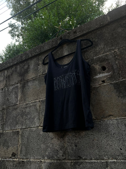 Perverts - Black Tank Top - ON