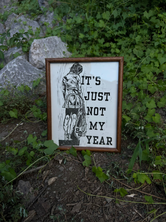 Not My Year - Framed Print
