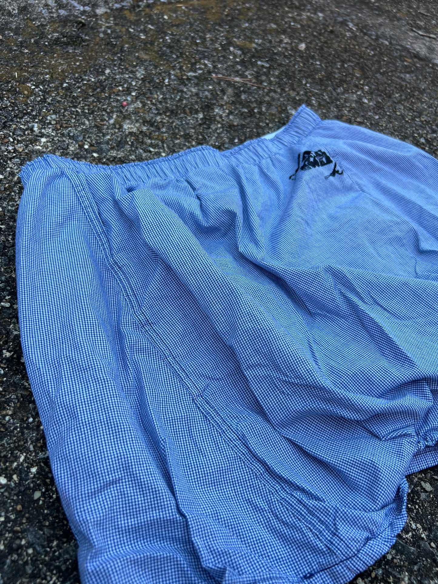 Go See Ethel Cain or the Devil Will Get You - Blue Check Boxer Shorts