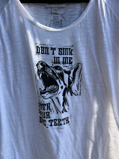 Dog Teeth - White Tshirt