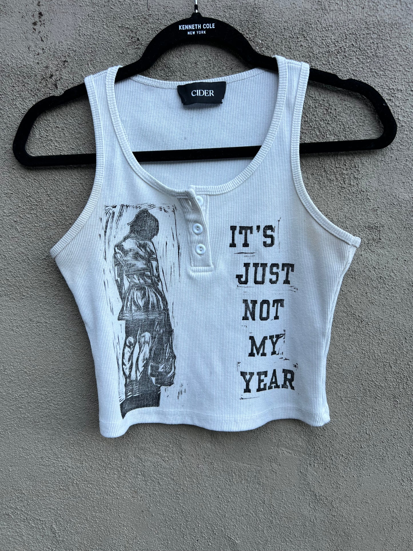 Not My Year - Off-White Tank Top