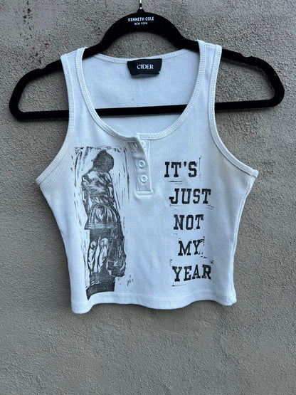 Not My Year - Off-White Tank Top