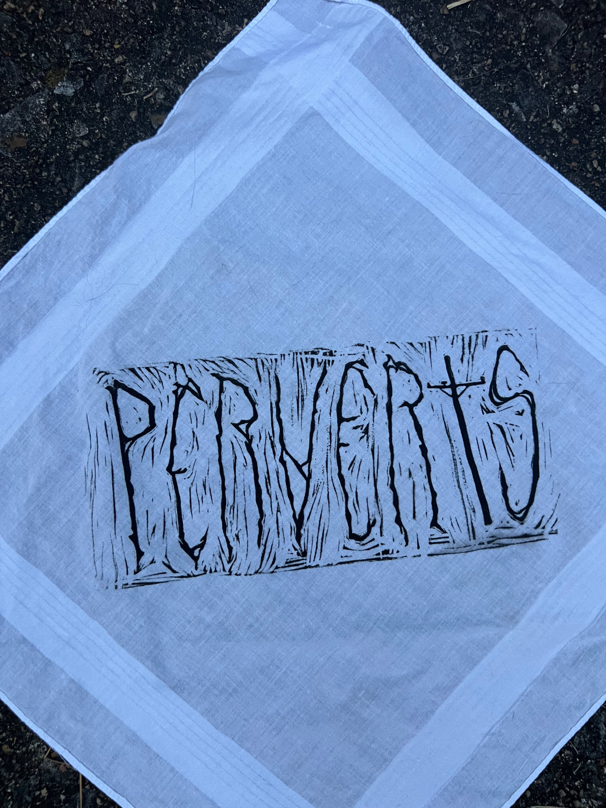 Perverts - Alter Cloth / Vintage Handkerchief - no. 1