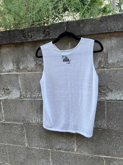 Perverts - White Knit Tank Top - SW