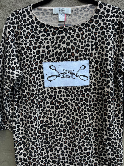 scissor me timbers - cheetah shirt