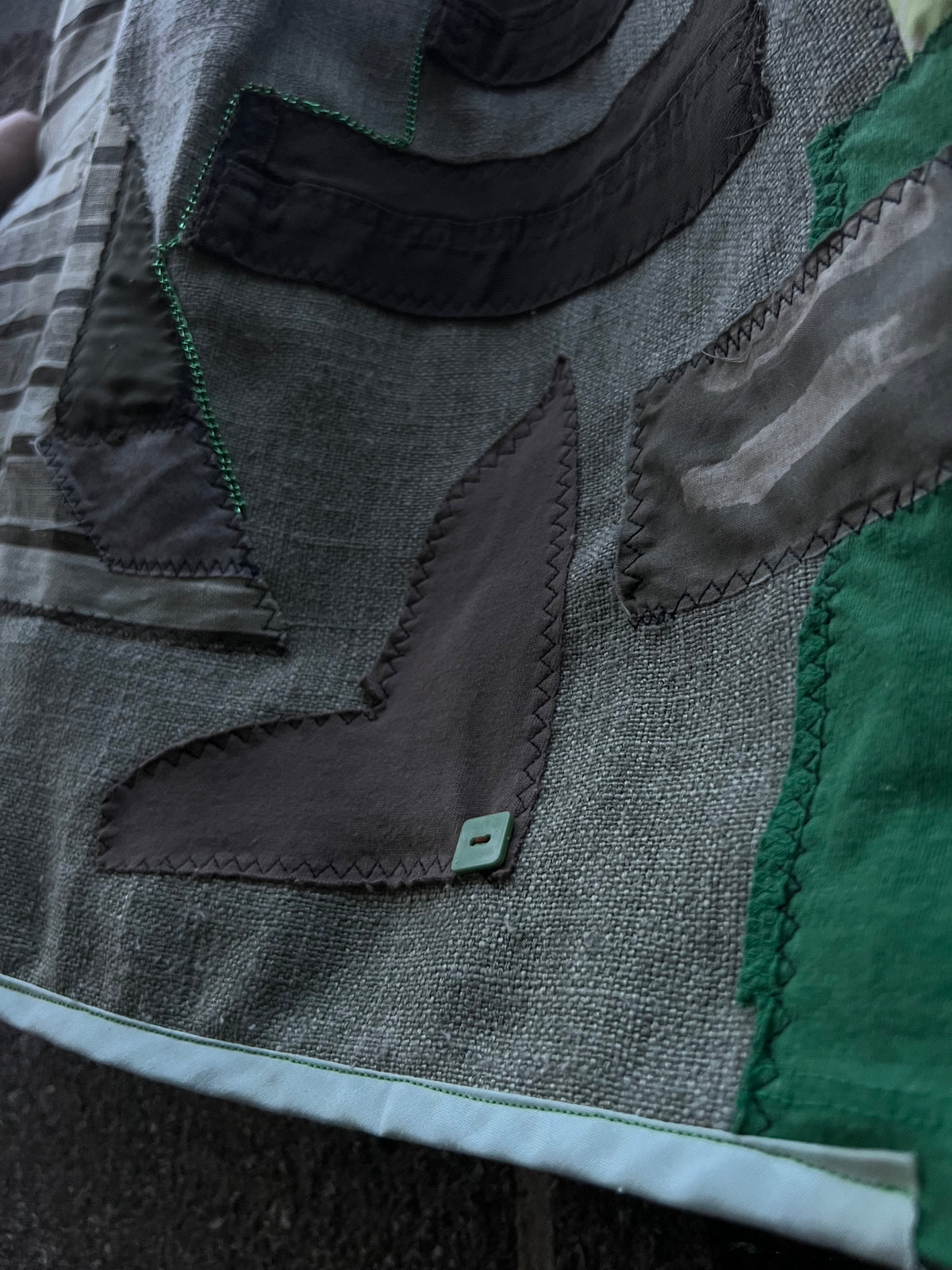 Green Scraps - Babydoll Dress