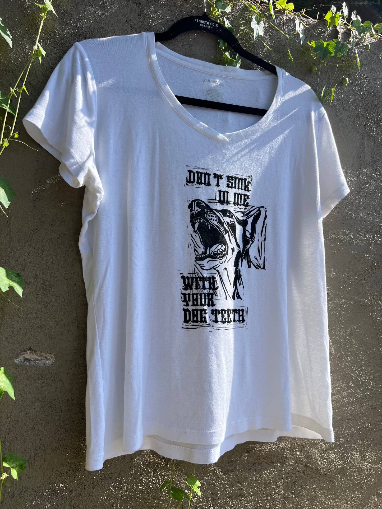Dog Teeth - White Tshirt