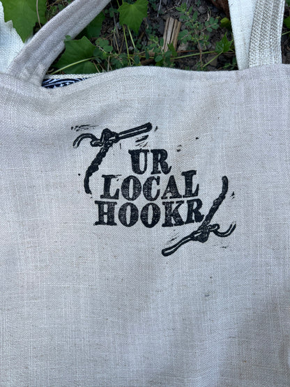Dog Teeth - Handmade Tote Bag