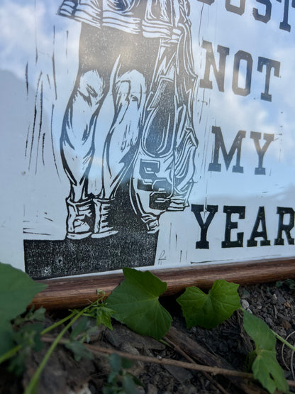 Not My Year - Framed Print