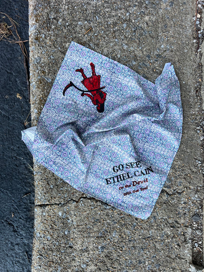 Go See Ethel Cain or the Devil Will Get You - Blue & Purple Bandana