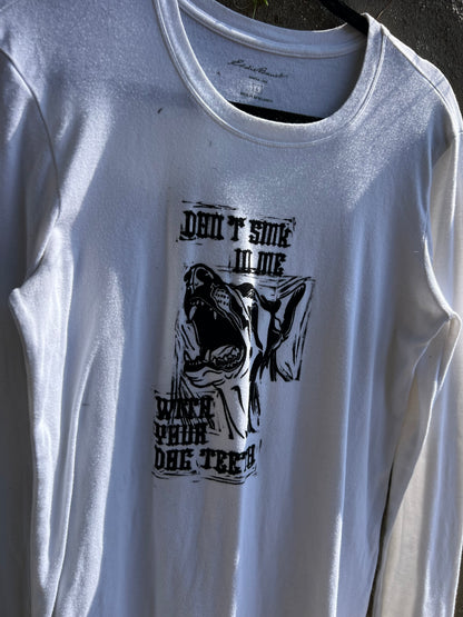 Dog Teeth - White Long-Sleeve Tshirt