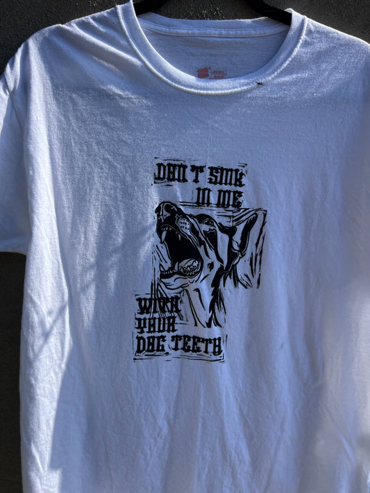 Dog Teeth - White Tshirt