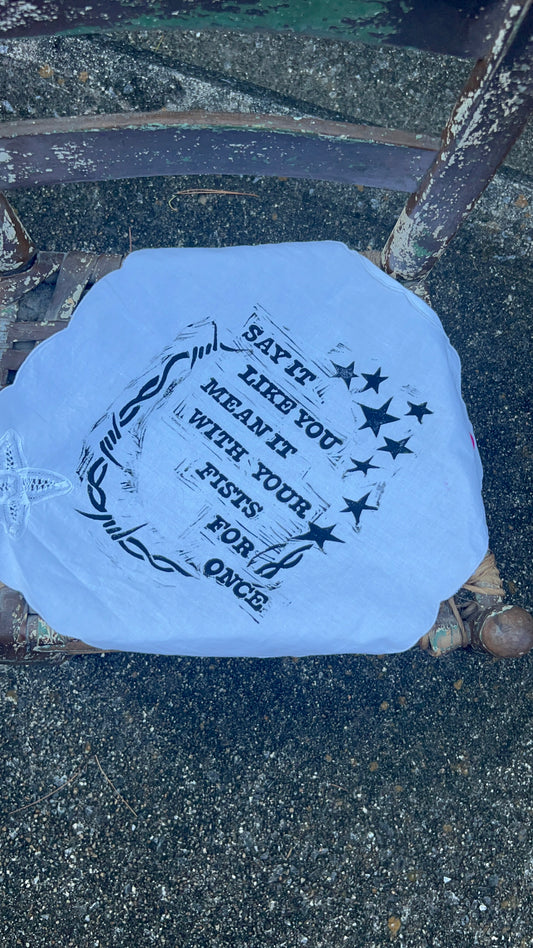 Like You Mean It - Alter Cloth / Vintage Handkerchief - no. 2
