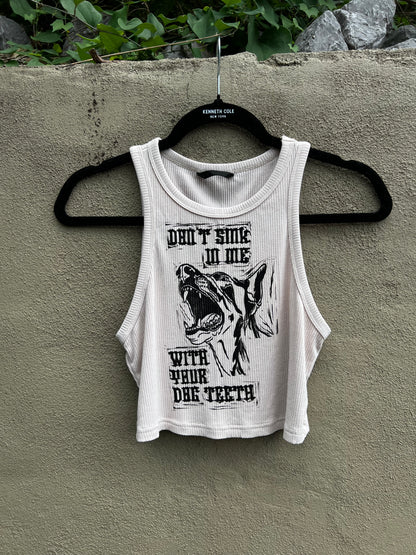 Dog Teeth - Tan Tank Top
