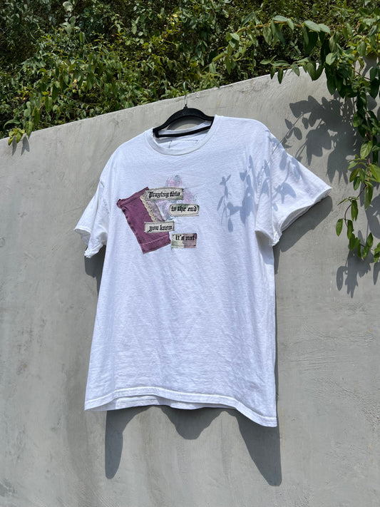 You Know it’s Not - White Tshirt - Vintage