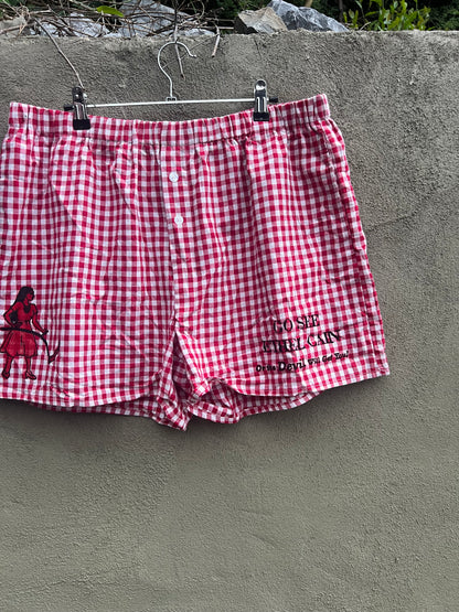 Go See Ethel Cain or the Devil Will Get You - Red Gingham Shorts
