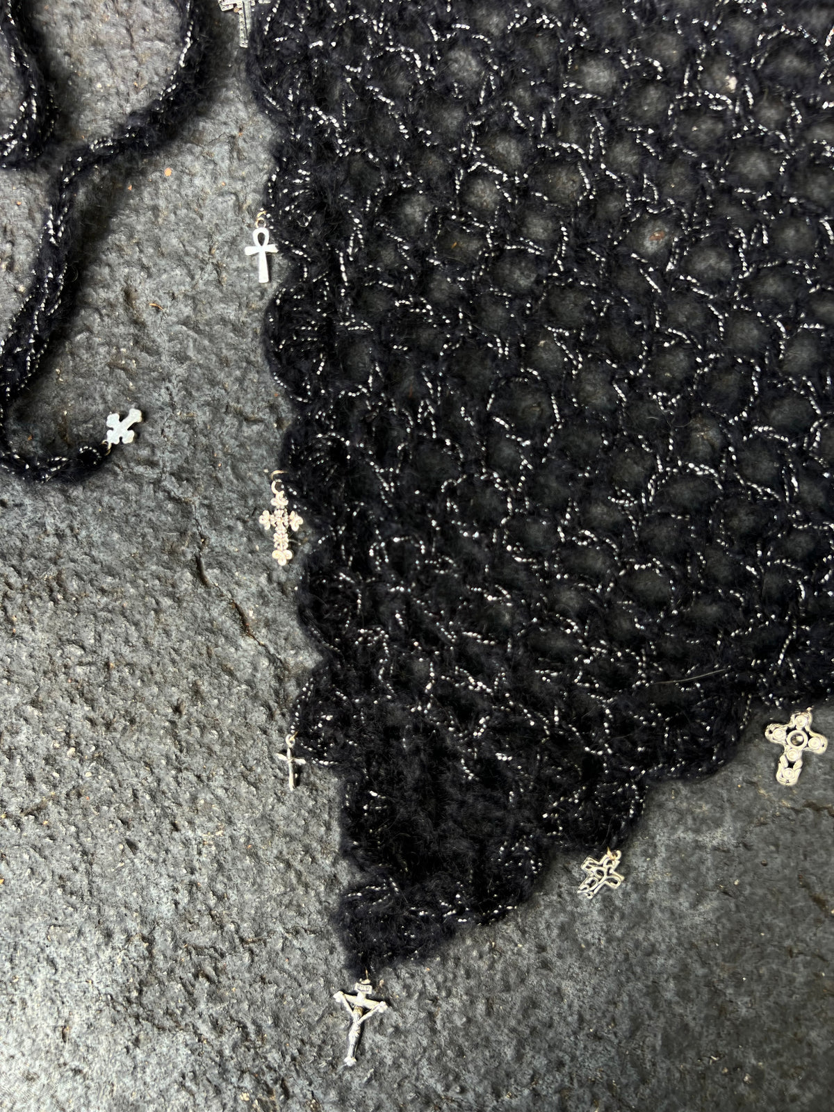 Sacrificial Shroud - Black Mohair