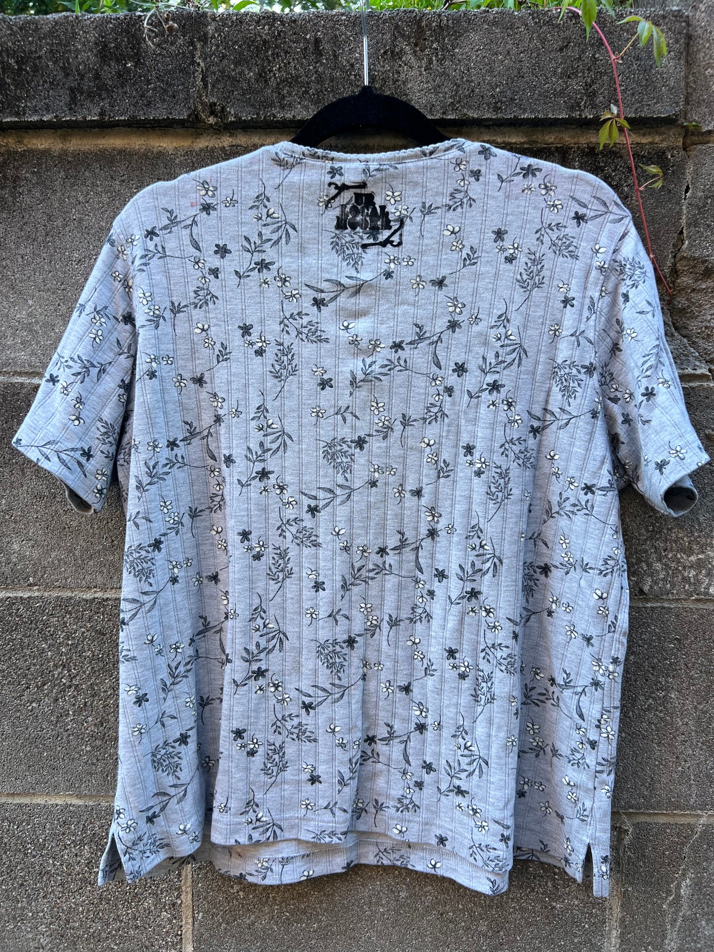 Go See Ethel Cain or the Devil Will Get You - Vintage Grey Floral Shirt