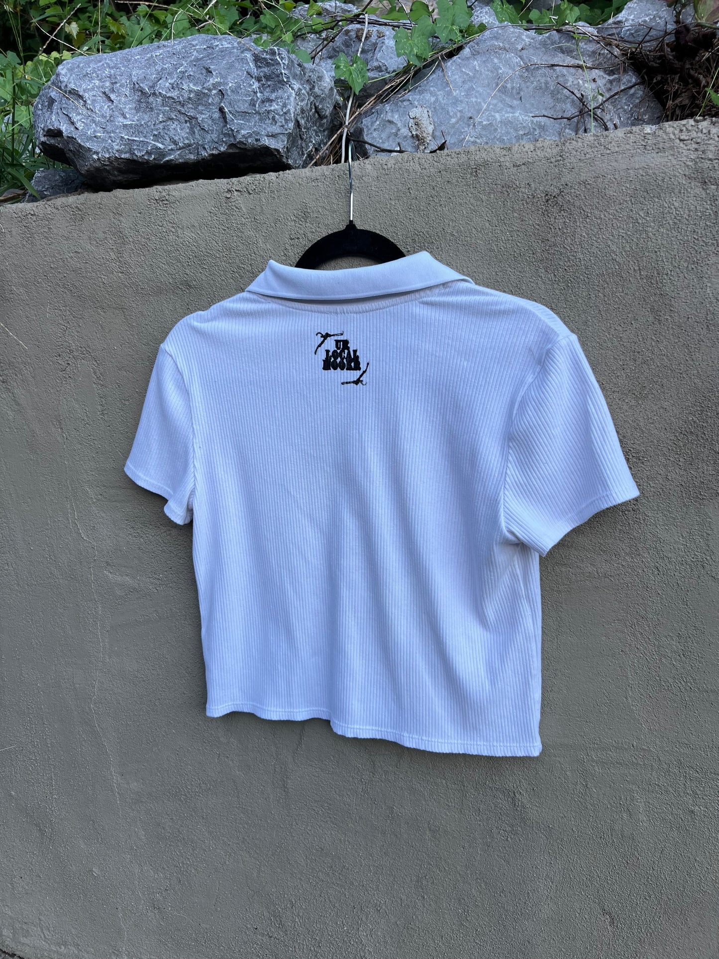 Not My Year - White Collared Shirt