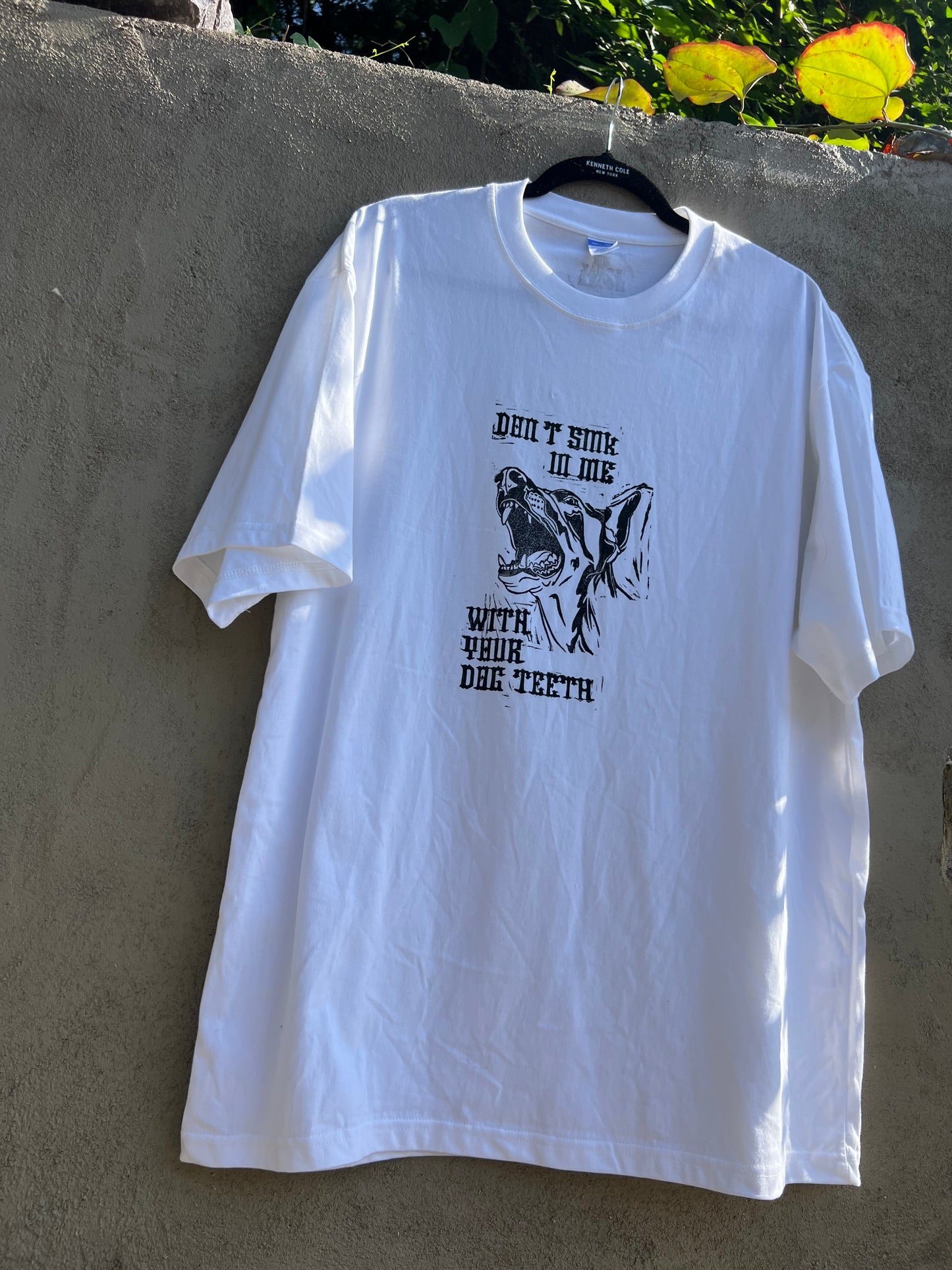 Dog Teeth - White Tshirt