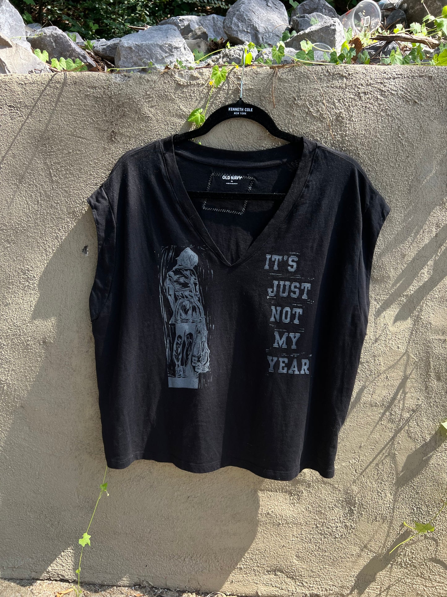 Not My Year - Black Muscle Tee